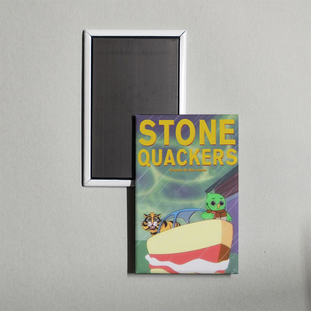 Stone Quackers TV Show Fridge Magnet