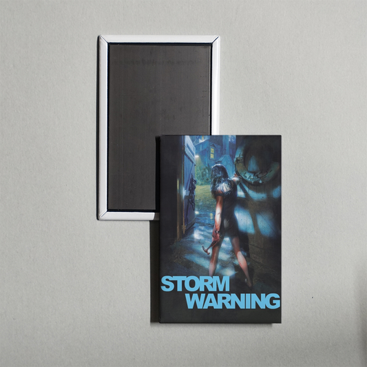 Storm Warning Mini Movie Fridge Magnet