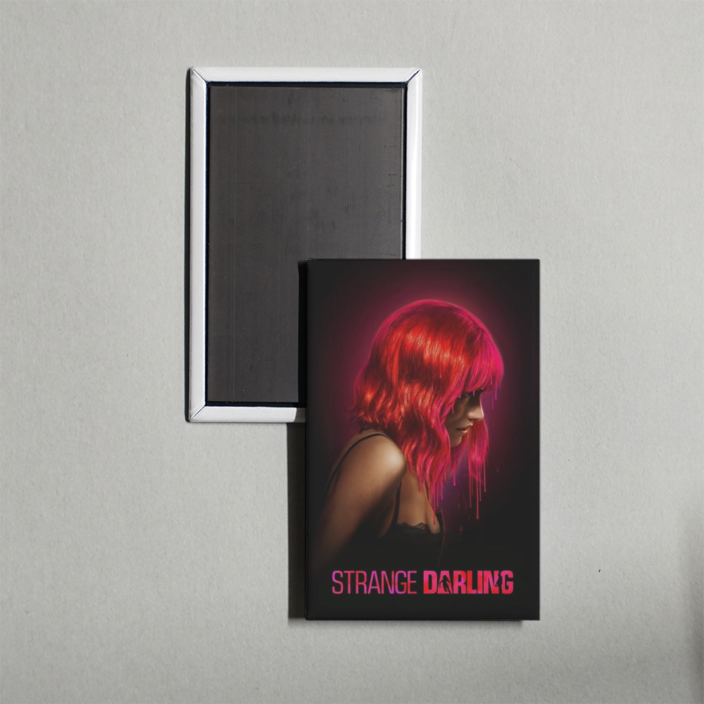 Strange Darling Mini Movie Fridge Magnet