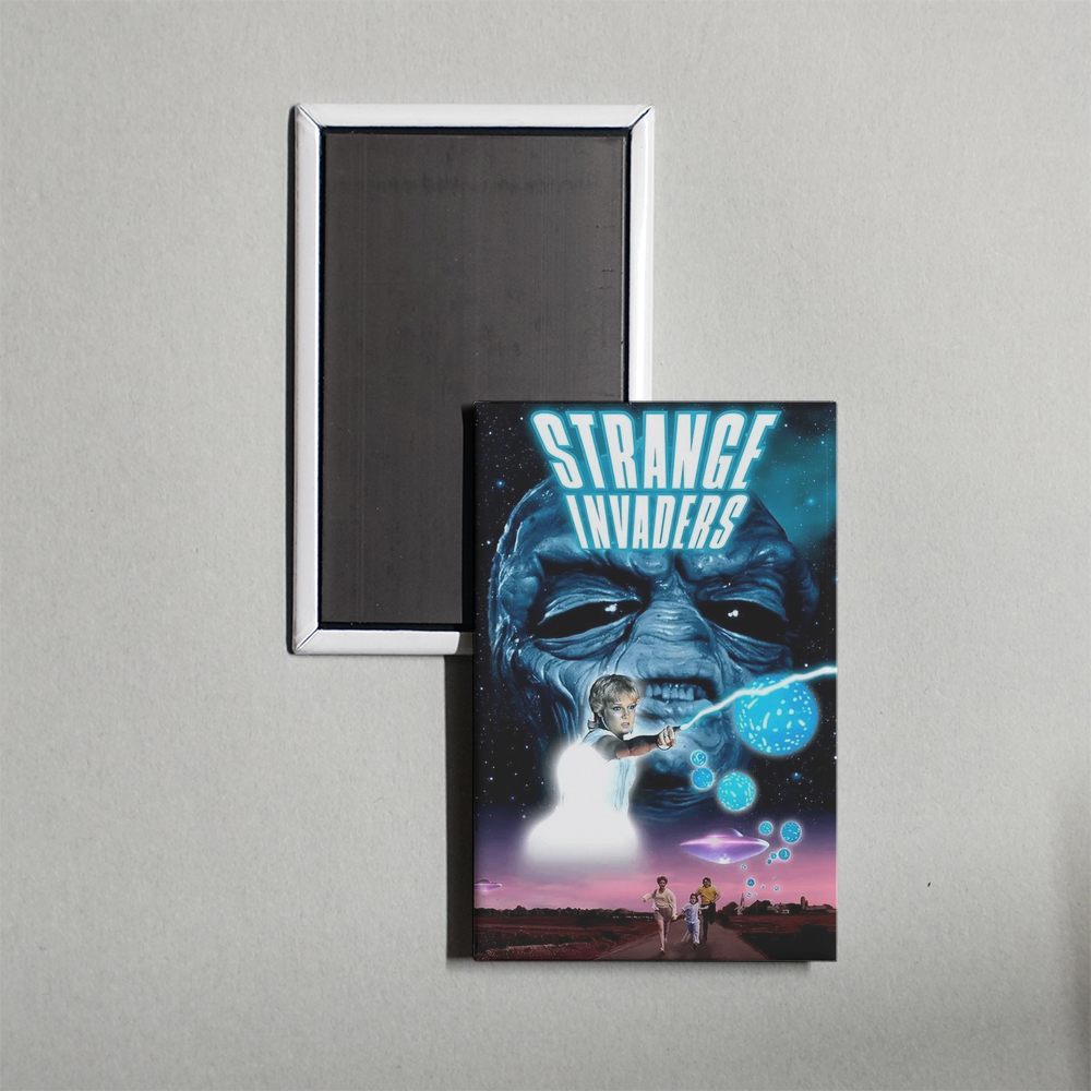 Strange Invaders Mini Movie Fridge Magnet