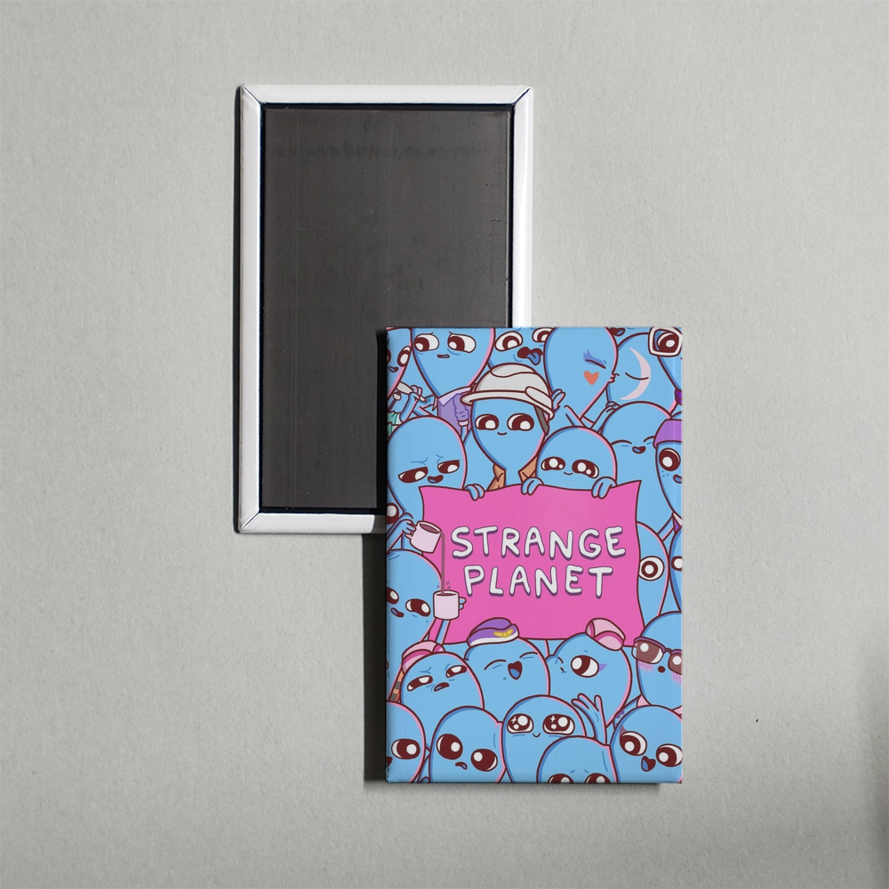 Strange Planet TV Show Fridge Magnet