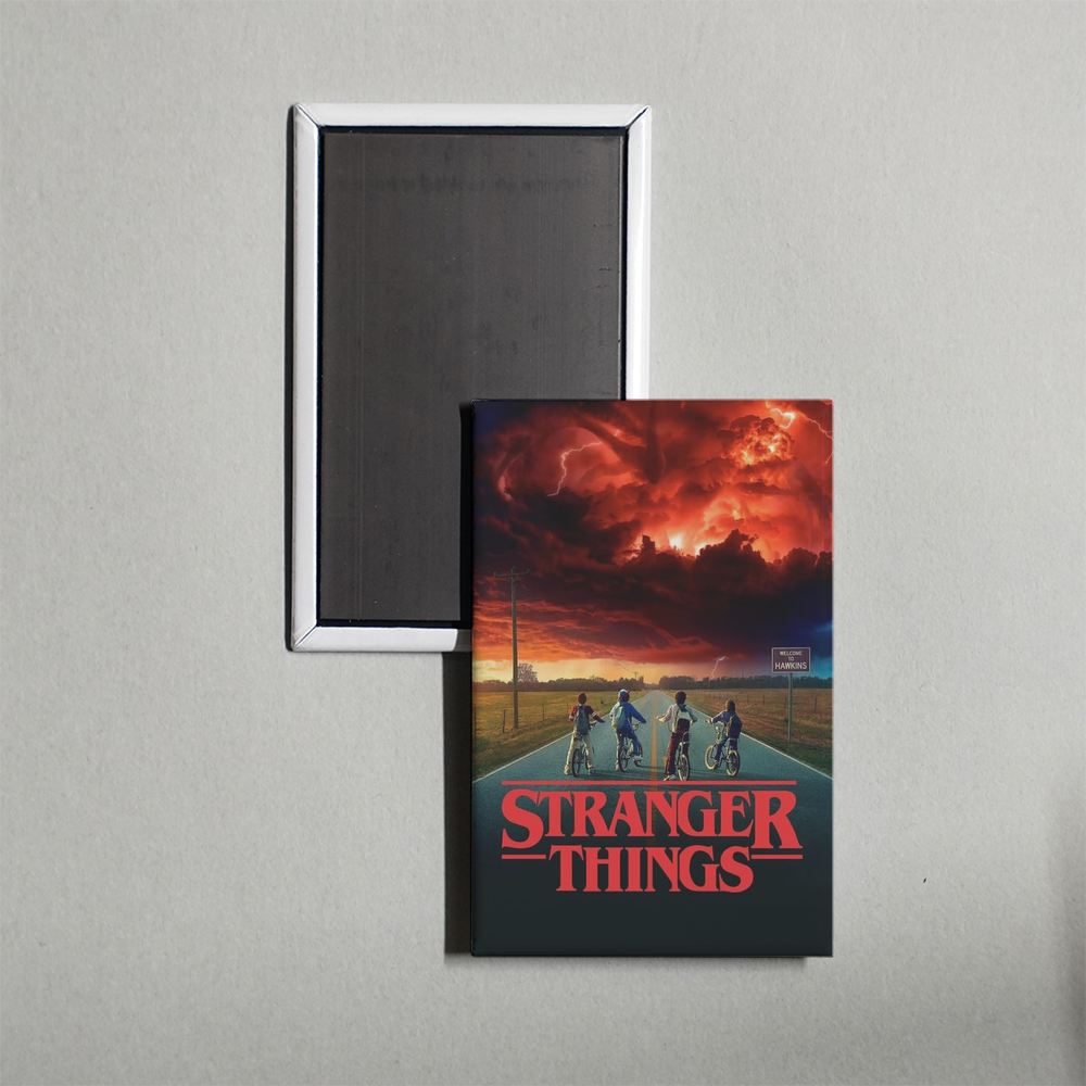 Stranger Things TV Show Fridge Magnet