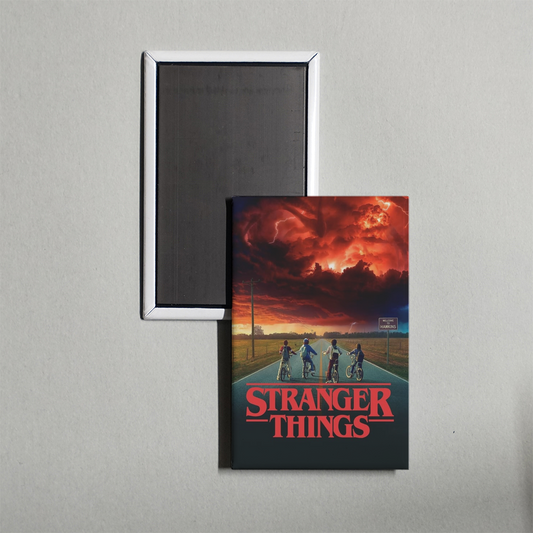 Stranger Things TV Show Fridge Magnet
