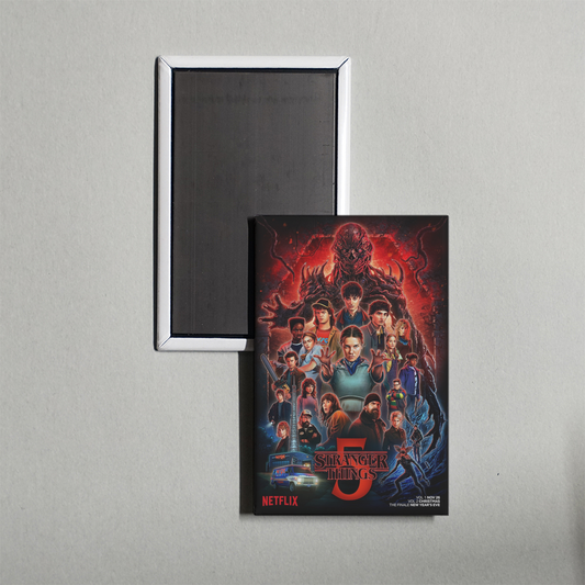 Stranger Things 5 Mini Movie Fridge Magnet