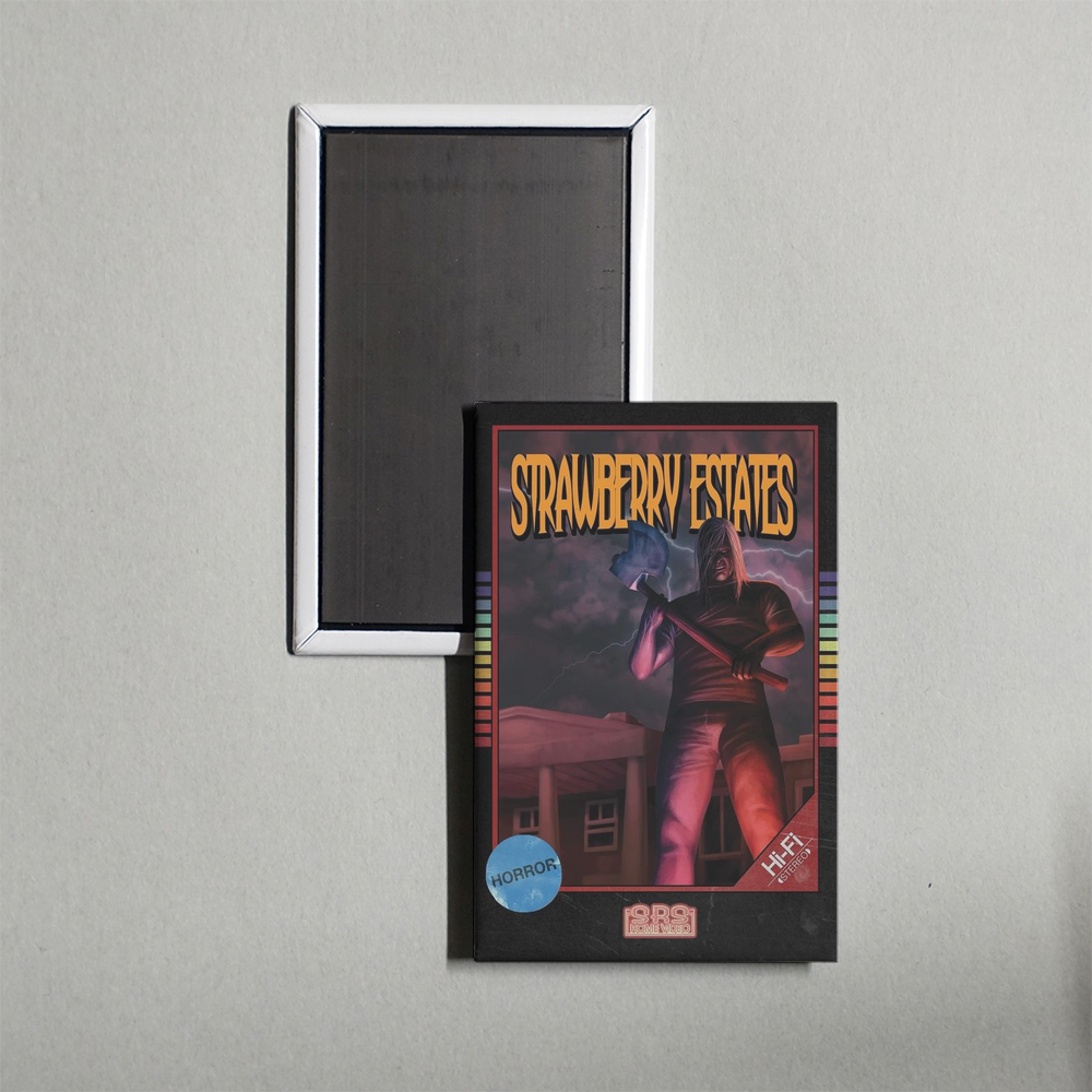 Strawberry Estates Mini Movie Fridge Magnet