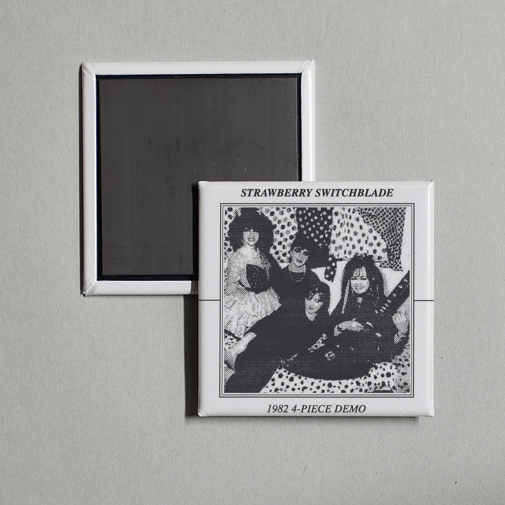 Strawberry Switchblade - 1982 4 Piece Demo Album Cover Fridge Magnet