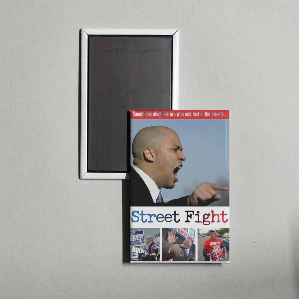 Street Fight Mini Movie Fridge Magnet