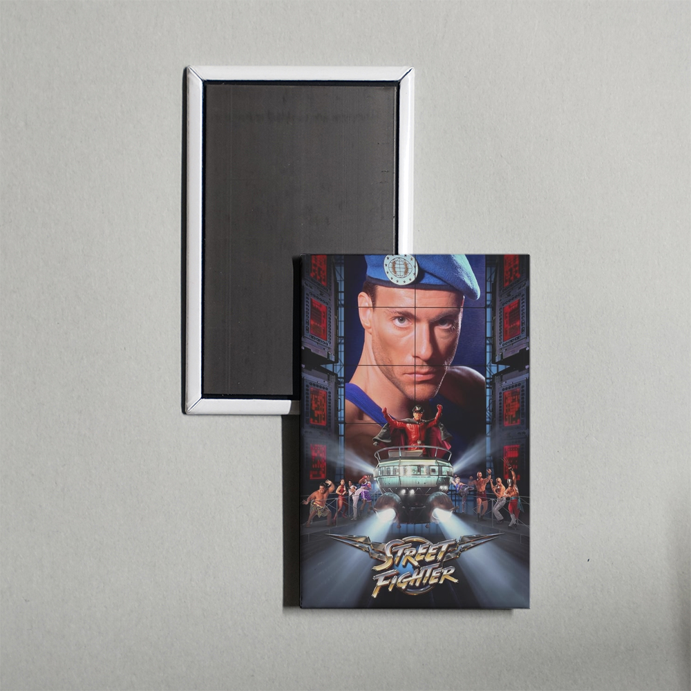 Street Fighter Mini Movie Fridge Magnet