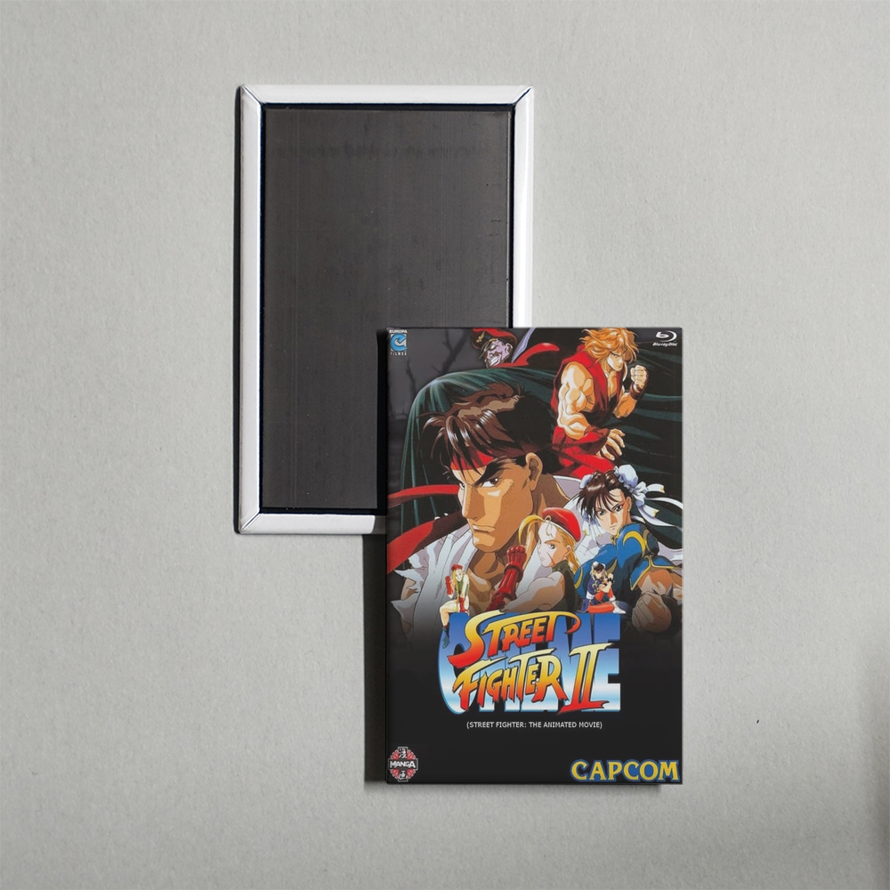 Street Fighter II The Animated Movie Mini Movie Fridge Magnet
