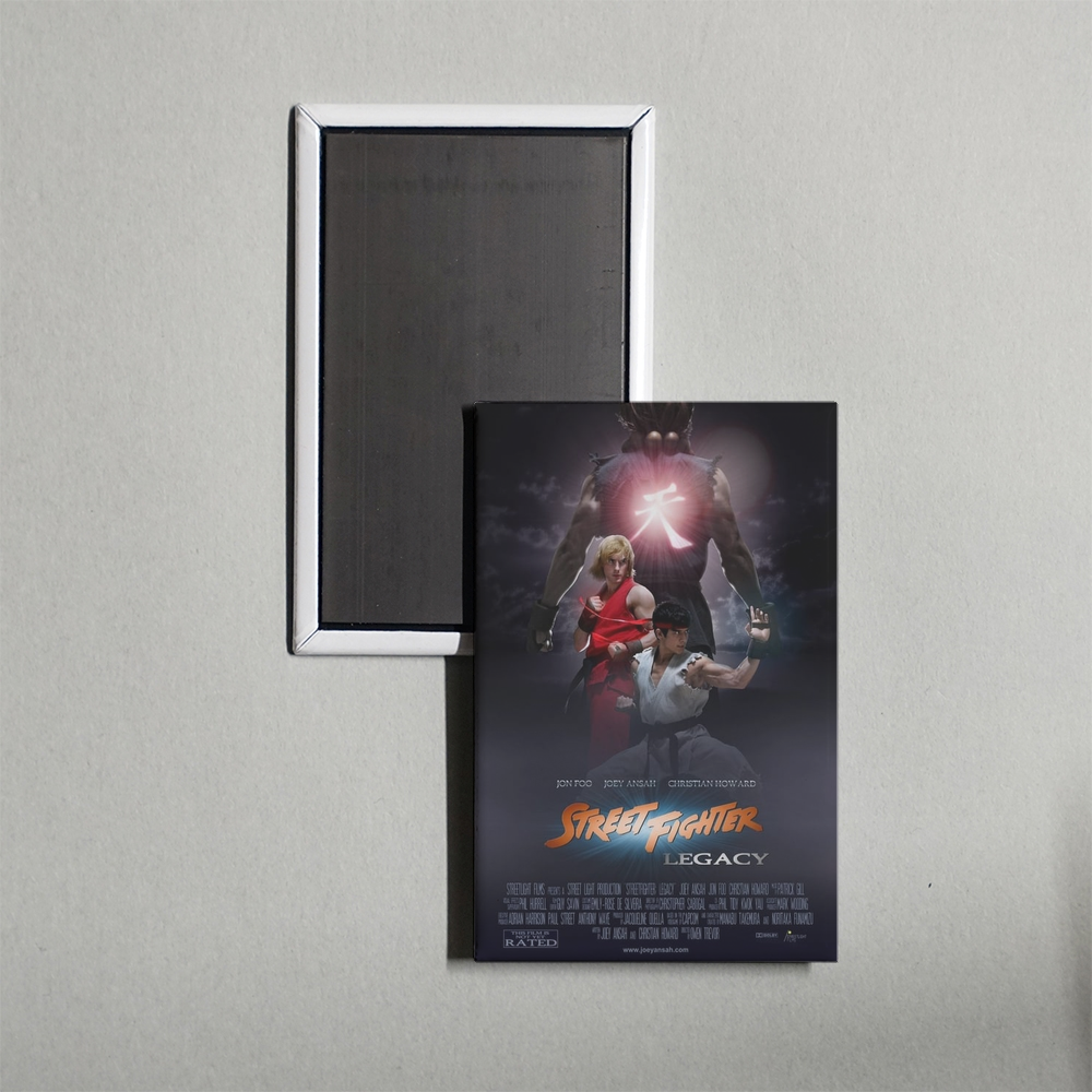 Street Fighter Legacy Mini Movie Fridge Magnet