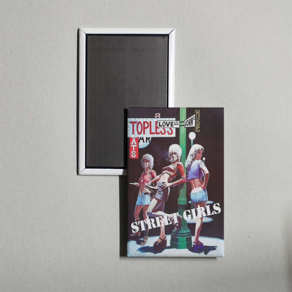 Street Girls Mini Movie Fridge Magnet