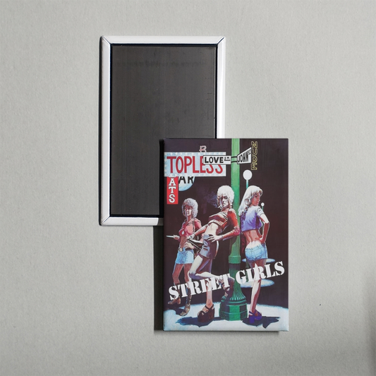 Street Girls Mini Movie Fridge Magnet
