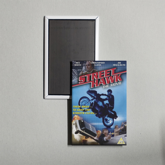 Street Hawk The Movie Mini Movie Fridge Magnet