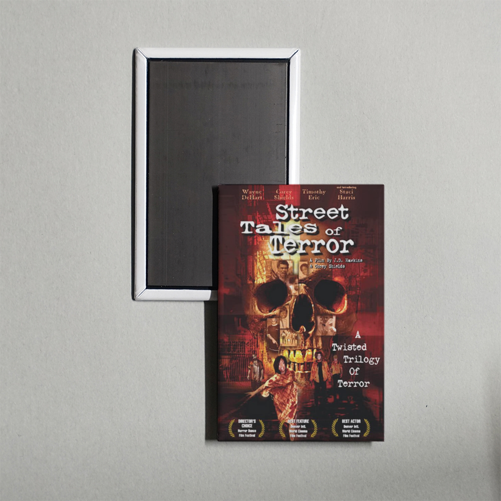 Street Tales of Terror Mini Movie Fridge Magnet