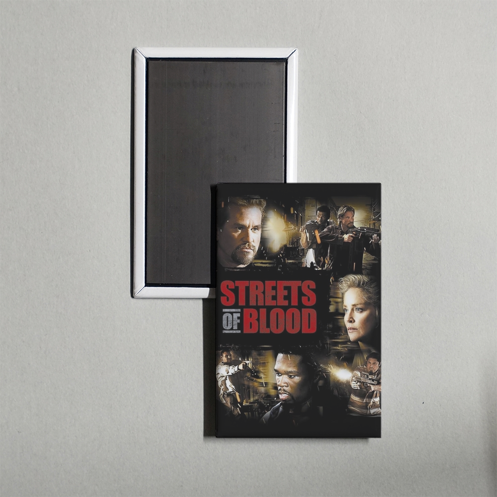 Streets of Blood Mini Movie Fridge Magnet