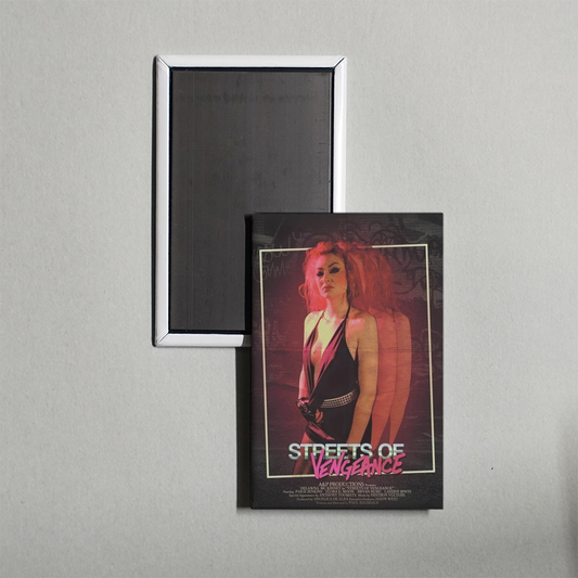 Streets of Vengeance Mini Movie Fridge Magnet