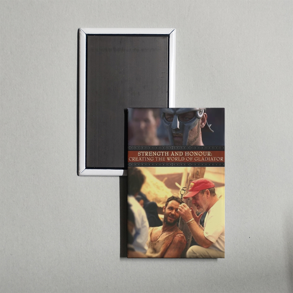 Strength and Honor Creating the World of 'Gladiator' Mini Movie Fridge Magnet