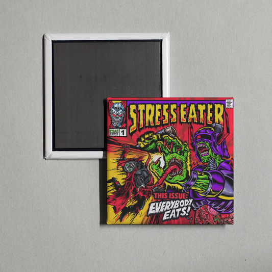 Stress Eater - Everybody Eats! Album Cover Fridge Magnet