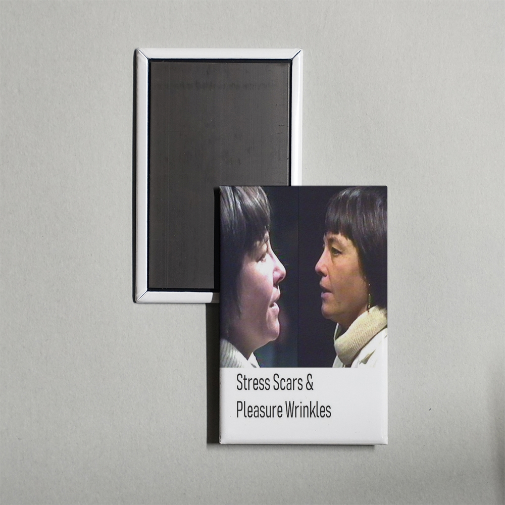 Stress Scars & Pleasure Wrinkles Mini Movie Fridge Magnet