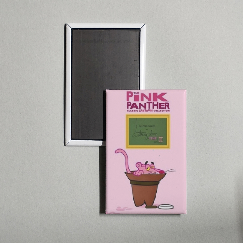 String Along in Pink Mini Movie Fridge Magnet