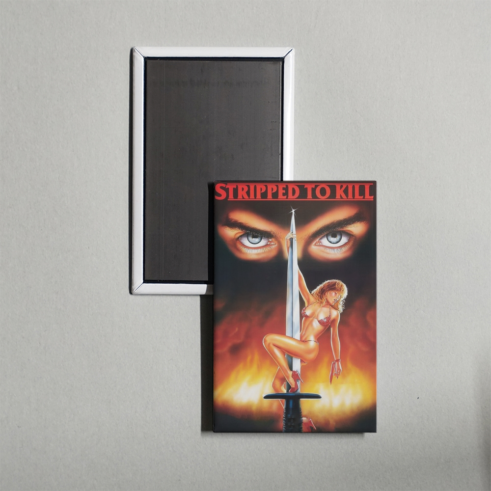 Stripped to Kill Mini Movie Fridge Magnet