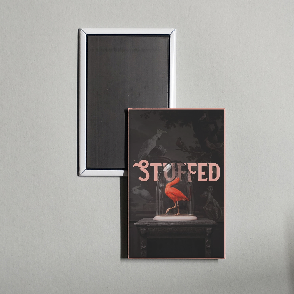 Stuffed Mini Movie Fridge Magnet