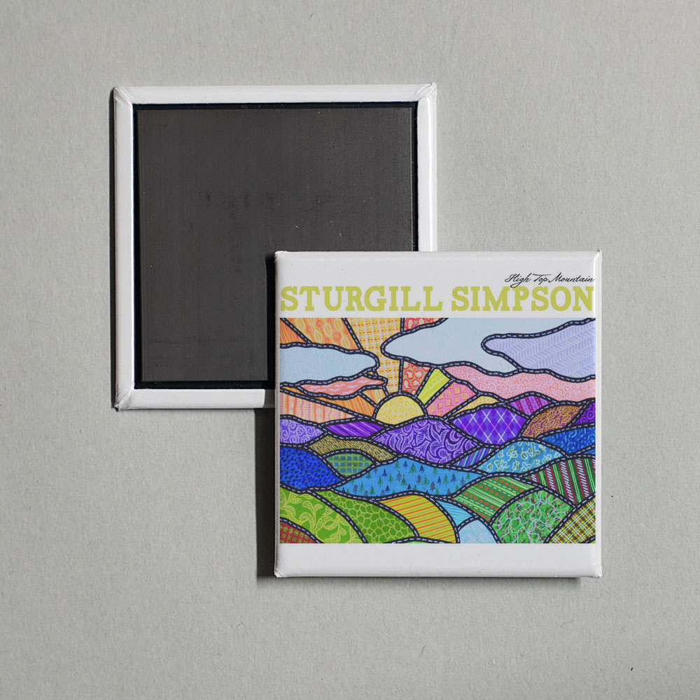 Sturgill Simpson - High Top Mountain Album Cover Fridge Magnet