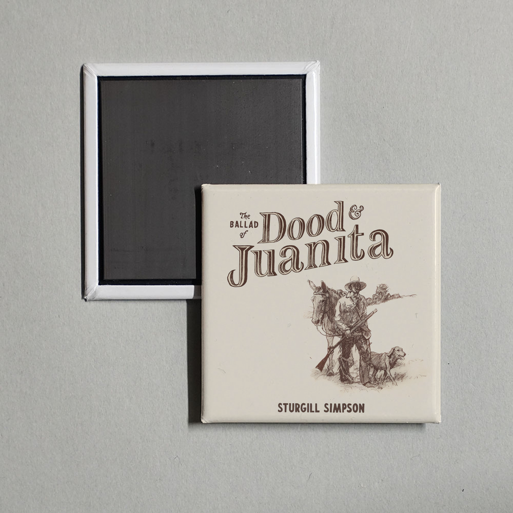 Sturgill Simpson - The Ballad of Dood & Juanita Album Cover Fridge Magnet