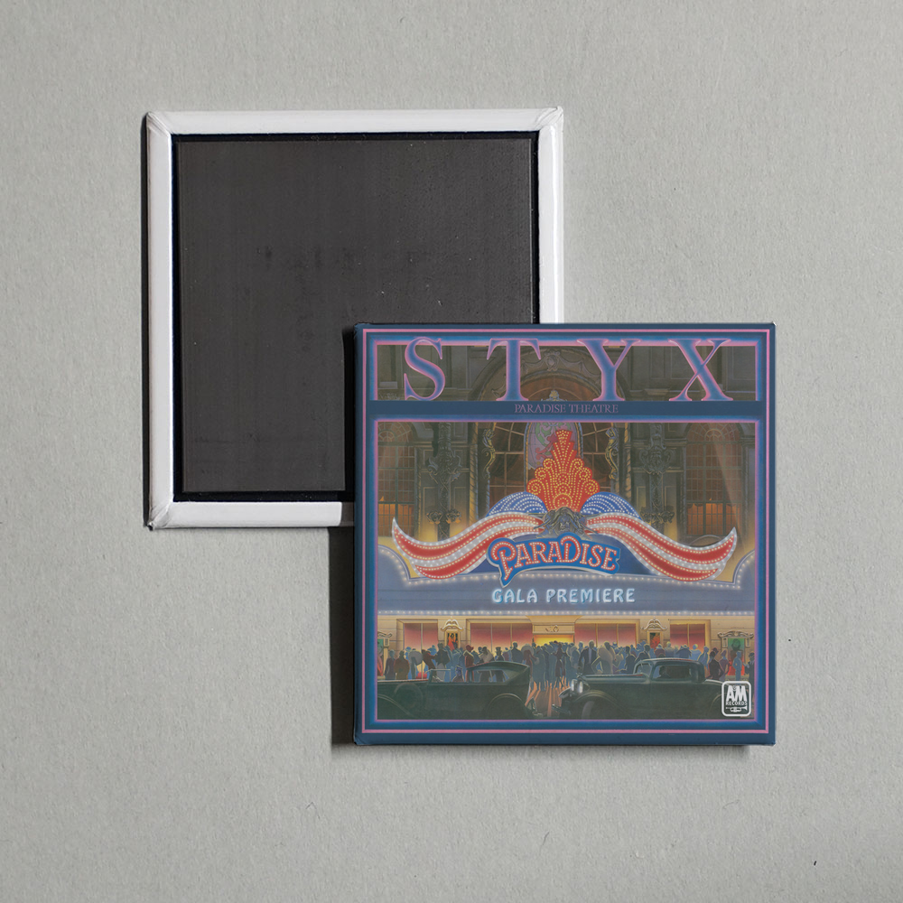 Styx - Paradise Theatre Album Cover Fridge Magnet
