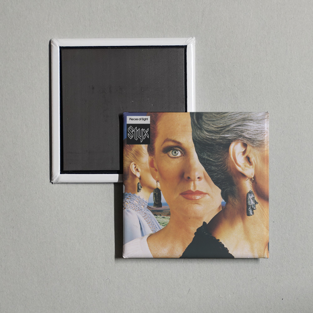 Styx - Pieces Of Eight Album Cover Fridge Magnet