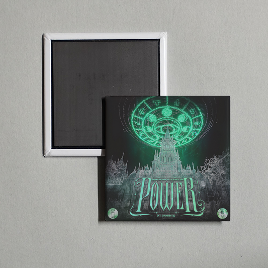 Subtronics - Power (feat. Grabbitz) Album Cover Fridge Magnet