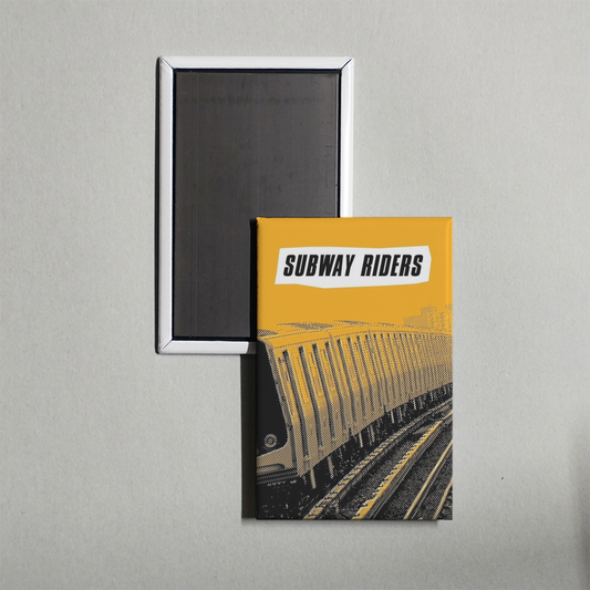 Subway Riders Mini Movie Fridge Magnet