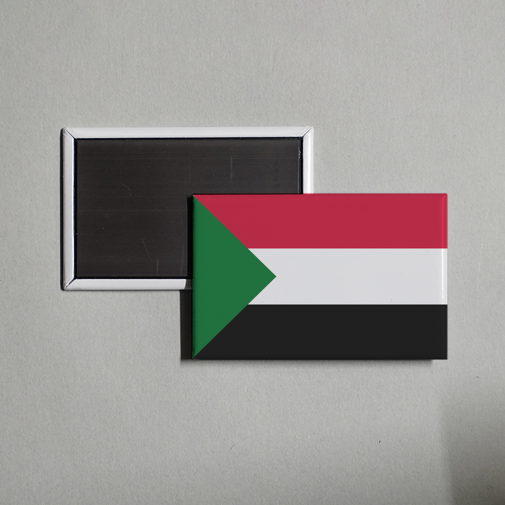 Sudan Flag Fridge Magnet