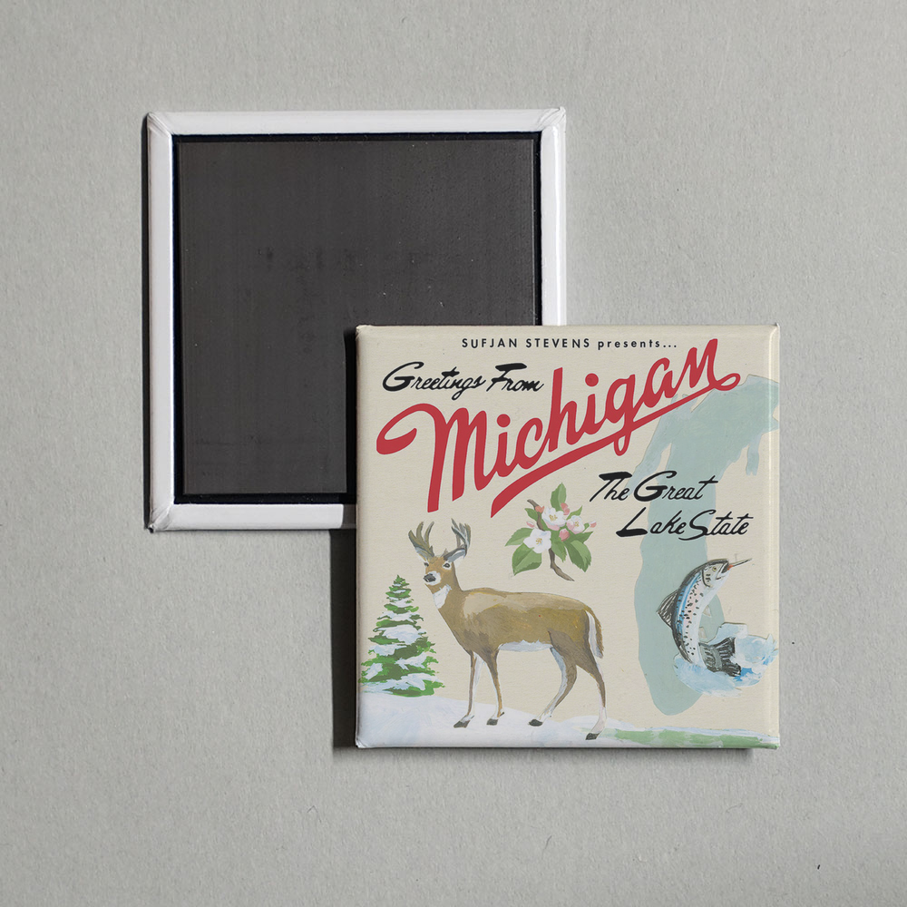 Sufjan Stevens - Michigan Album Cover Fridge Magnet