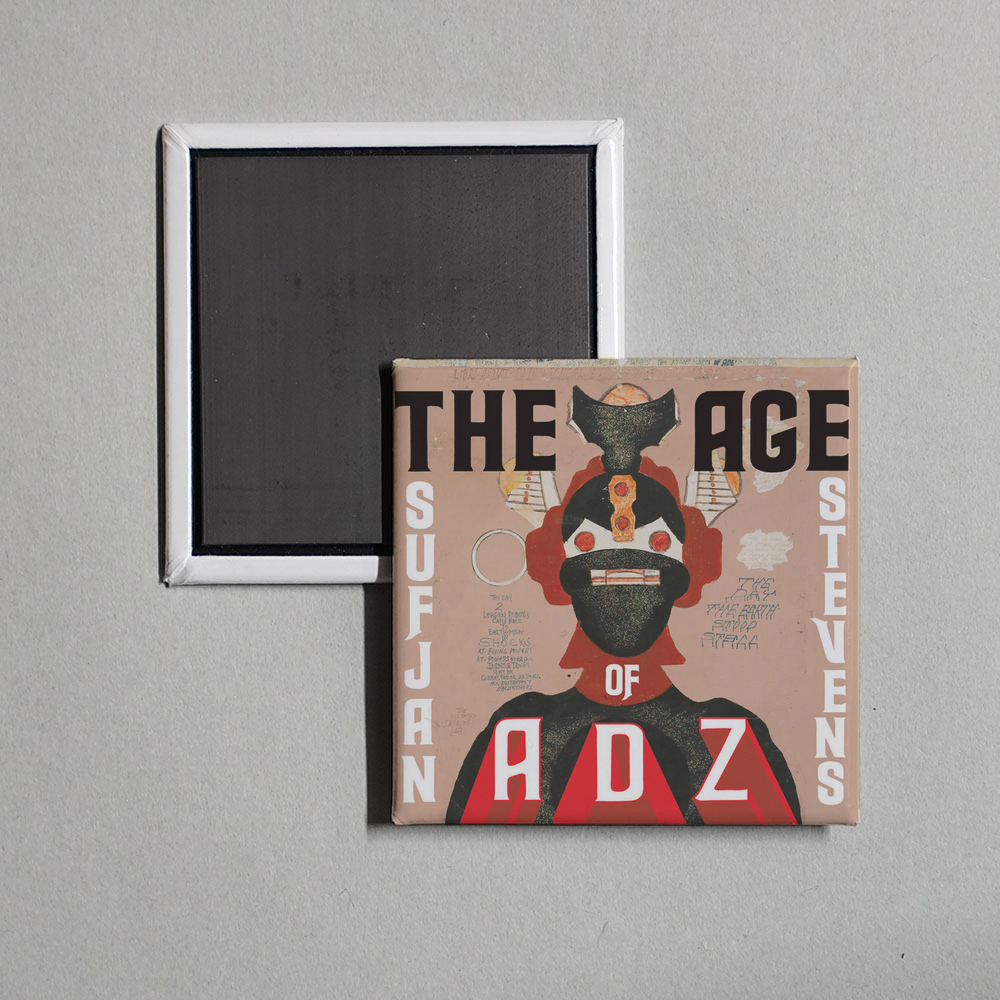 Sufjan Stevens - The Age of Adz Album Cover Fridge Magnet