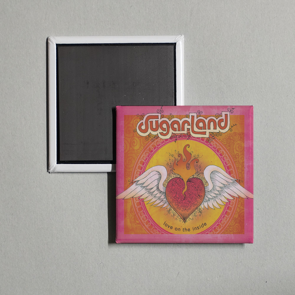 Sugarland - Love On The Inside Album Cover Fridge Magnet