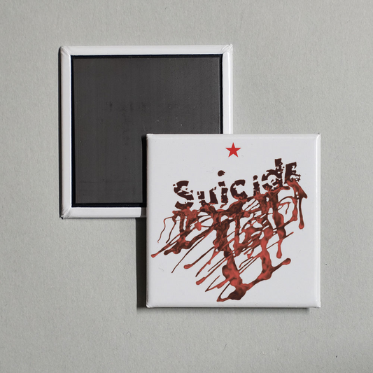 Suicide - Suicide (2019 - Remaster) Album Cover Fridge Magnet