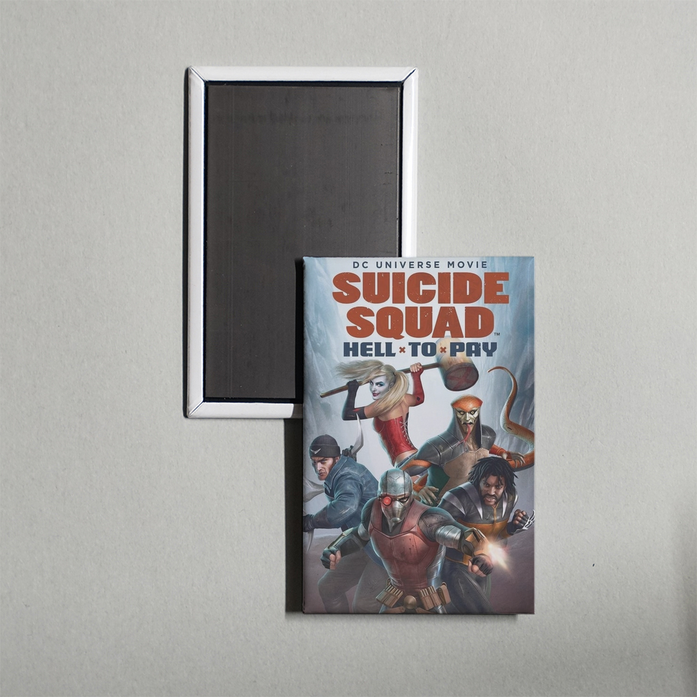 Suicide Squad Hell to Pay Mini Movie Fridge Magnet