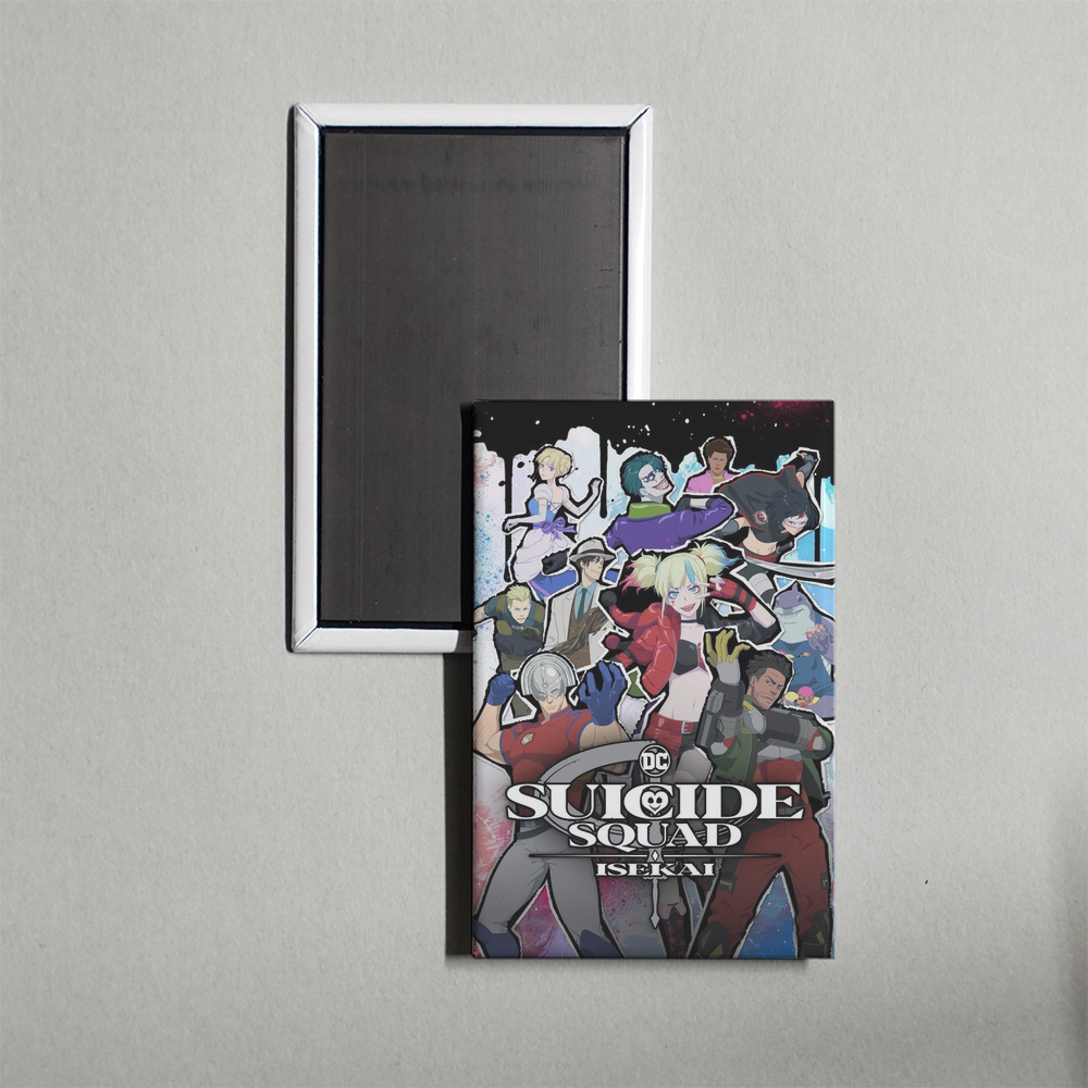 Suicide Squad Isekai TV Show Fridge Magnet