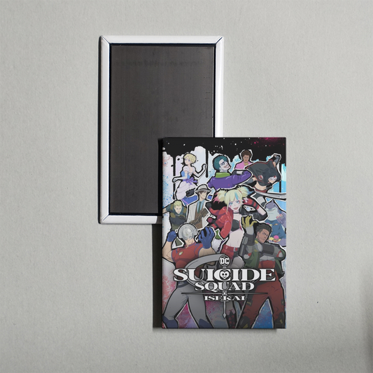 Suicide Squad Isekai TV Show Fridge Magnet
