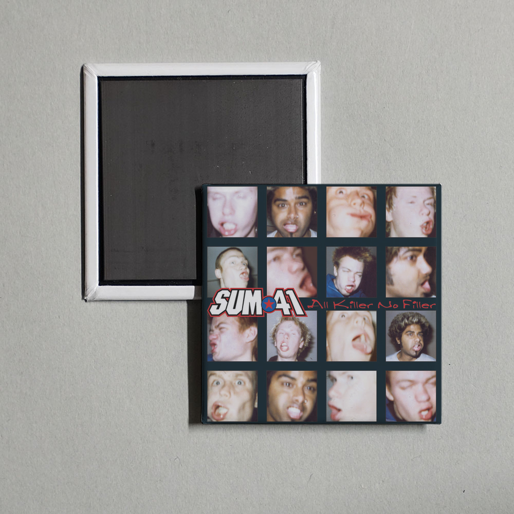 Sum 41 - All Killer, No Filler Album Cover Fridge Magnet