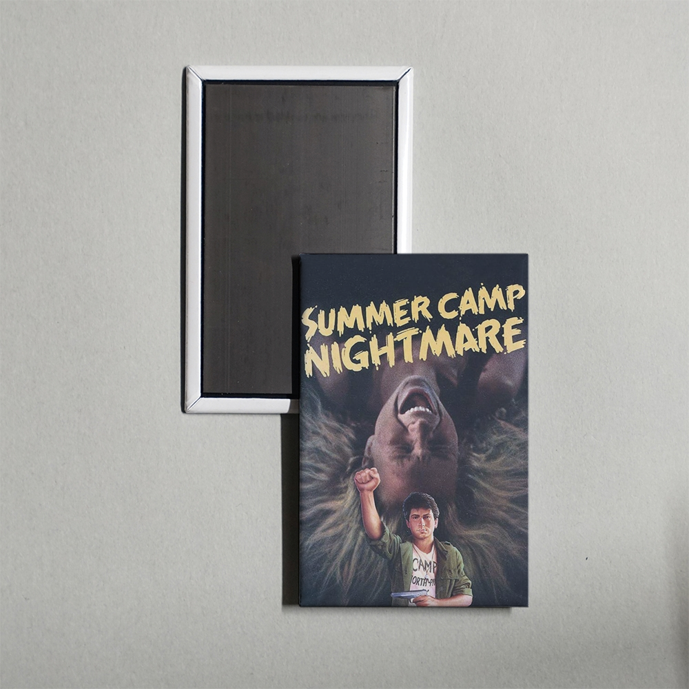 Summer Camp Nightmare Mini Movie Fridge Magnet