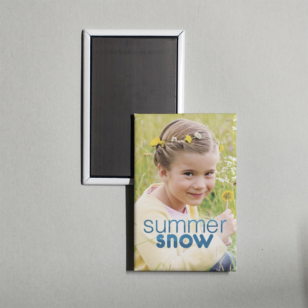 Summer Snow Mini Movie Fridge Magnet