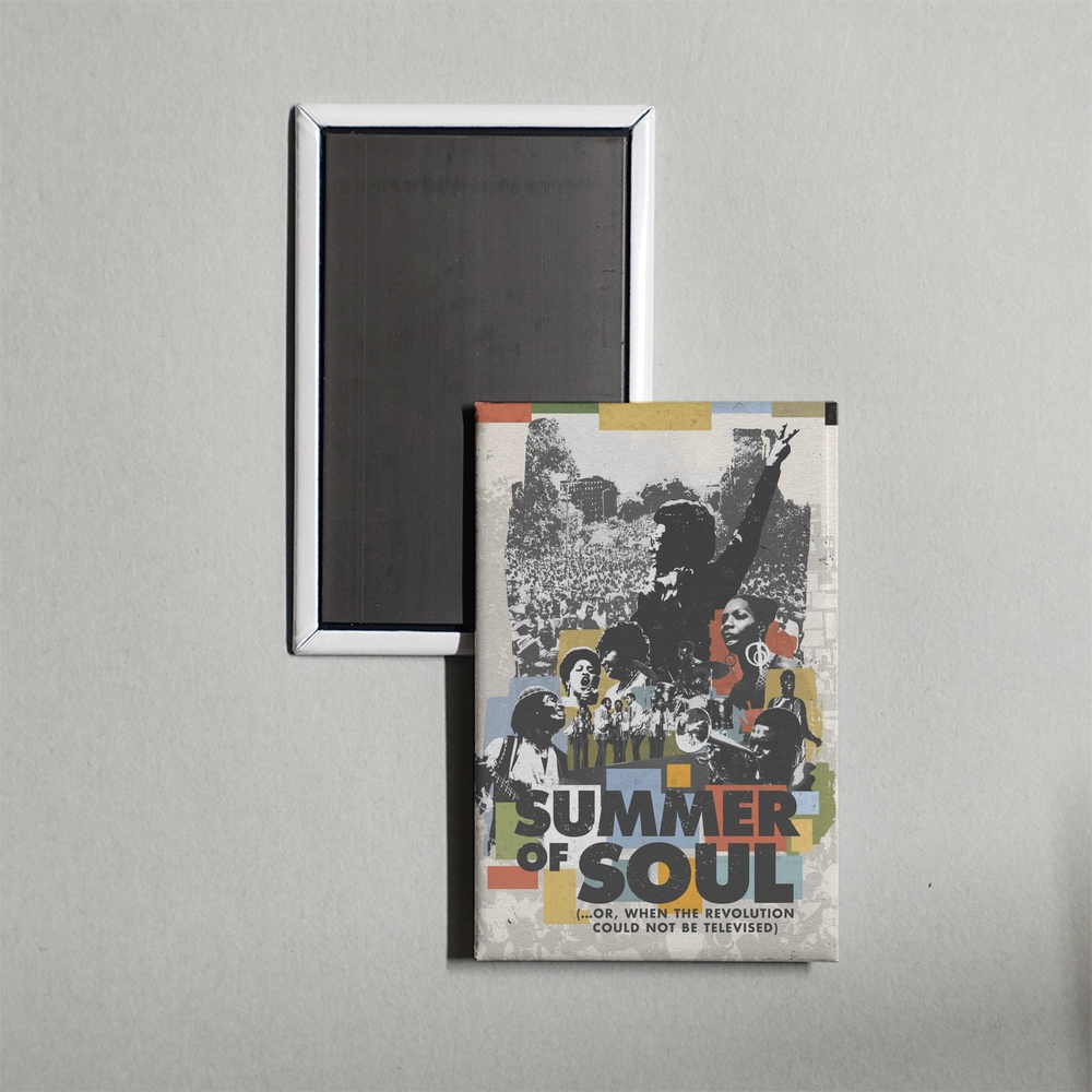 Summer of Soul (...Or, When the Revolution Could Not Be Televised) Mini Movie Fridge Magnet