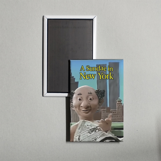 Sundae in New York Mini Movie Fridge Magnet
