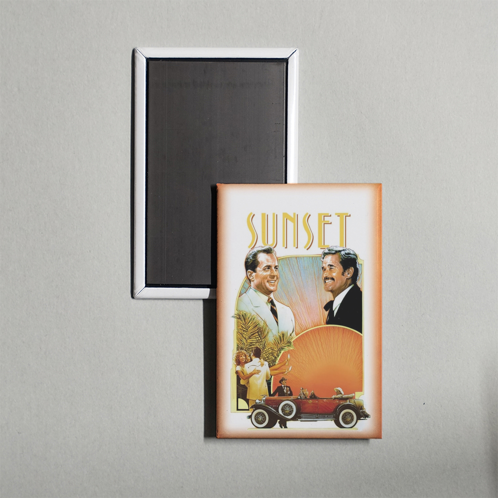 Sunset Mini Movie Fridge Magnet