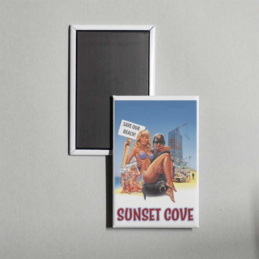 Sunset Cove Mini Movie Fridge Magnet