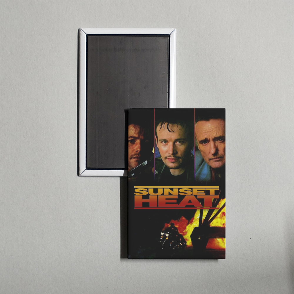 Sunset Heat Mini Movie Fridge Magnet