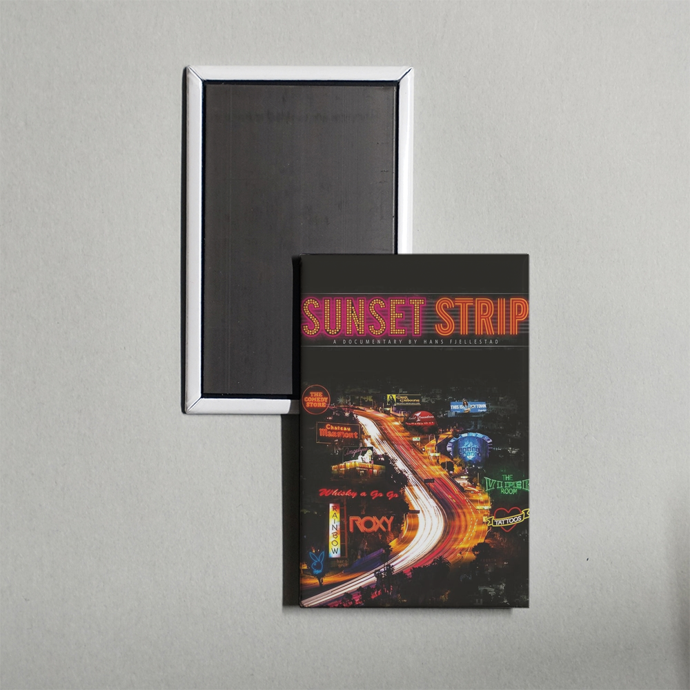 Sunset Strip Mini Movie Fridge Magnet