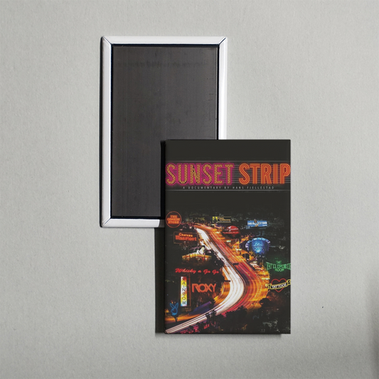 Sunset Strip Mini Movie Fridge Magnet